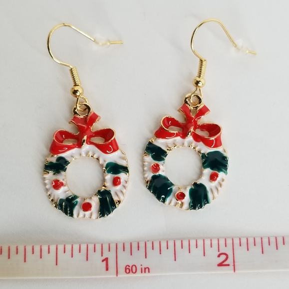 🍁3/$25 2 pair Christmas Earrings - Picture 4 of 8